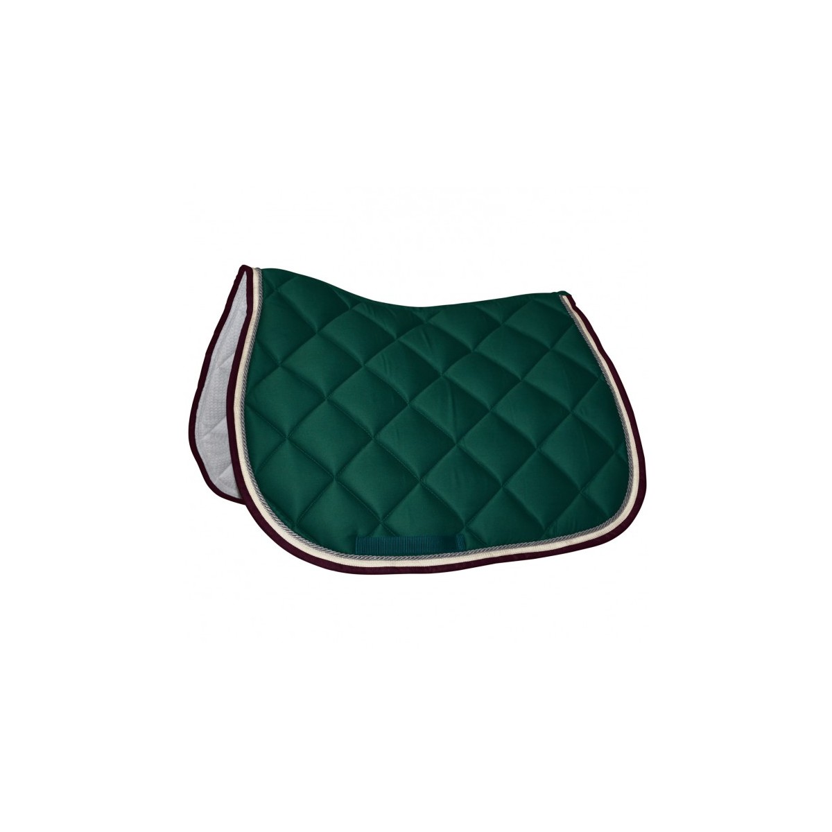 Tapis de selle DEL MAR obstacle -  Privilège - Taille full - Cordelette coloré - Broderie logo pas cher en petite quantité