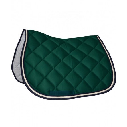 Tapis de selle DEL MAR obstacle -  Privilège - Taille full - Cordelette coloré - Broderie logo pas cher en petite quantité