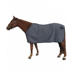 Chemise CANTER polaire - Taille 155 -  Coloris gris - Broderie logo pas cher en petite quantité