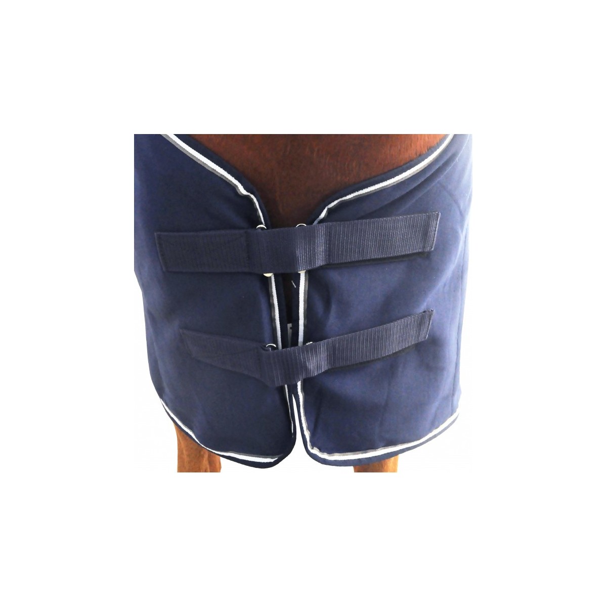Chemise CANTER séchante - Taille 155 -  Coloris bleu - Broderie logo pas cher en petite quantité