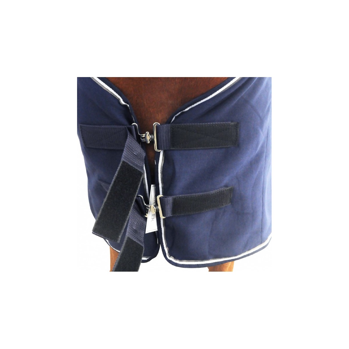 Chemise CANTER séchante - Taille 155 -  Coloris bleu - Broderie logo pas cher en petite quantité