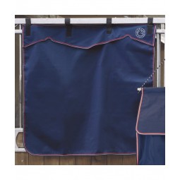 Tenture de box petit modèle CANTER - Taille unique -  Coloris bleu - Broderie logo pas cher en petite quantité