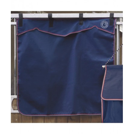 Tenture de box petit modèle CANTER - Taille unique -  Coloris bleu - Broderie logo pas cher en petite quantité
