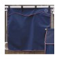 Tenture de box petit modèle CANTER - Taille unique -  Coloris bleu - Broderie logo pas cher en petite quantité