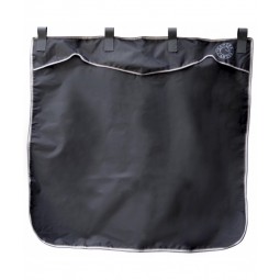 Tenture de box petit modèle CANTER - Taille unique -  Coloris noir - Broderie logo pas cher en petite quantité