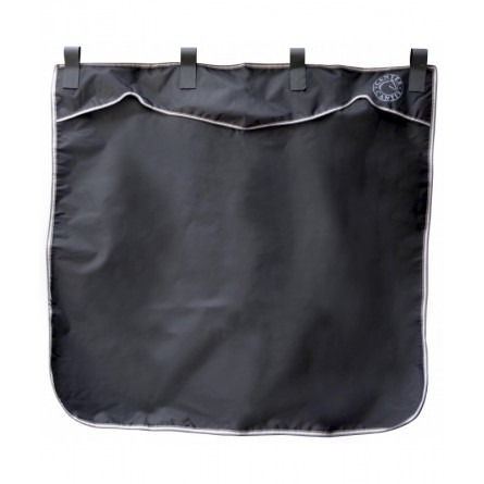 Tenture de box petit modèle CANTER - Taille unique -  Coloris noir - Broderie logo pas cher en petite quantité