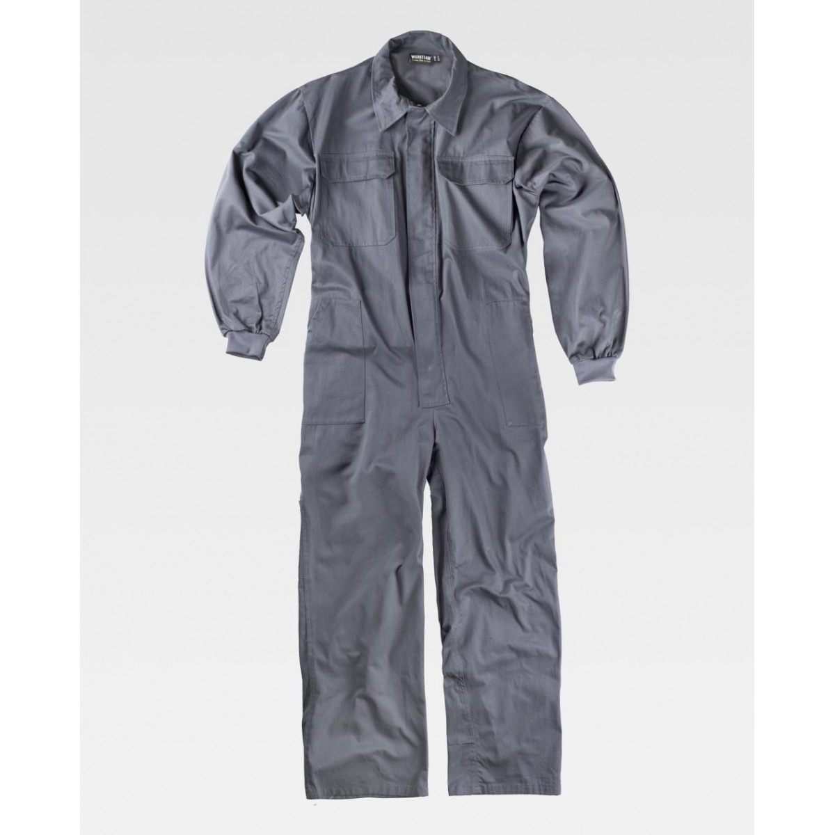 Combinaison de travail - Coton - Personnalisable en petite quantité - Tailles 54 au 66 - Coloris gris