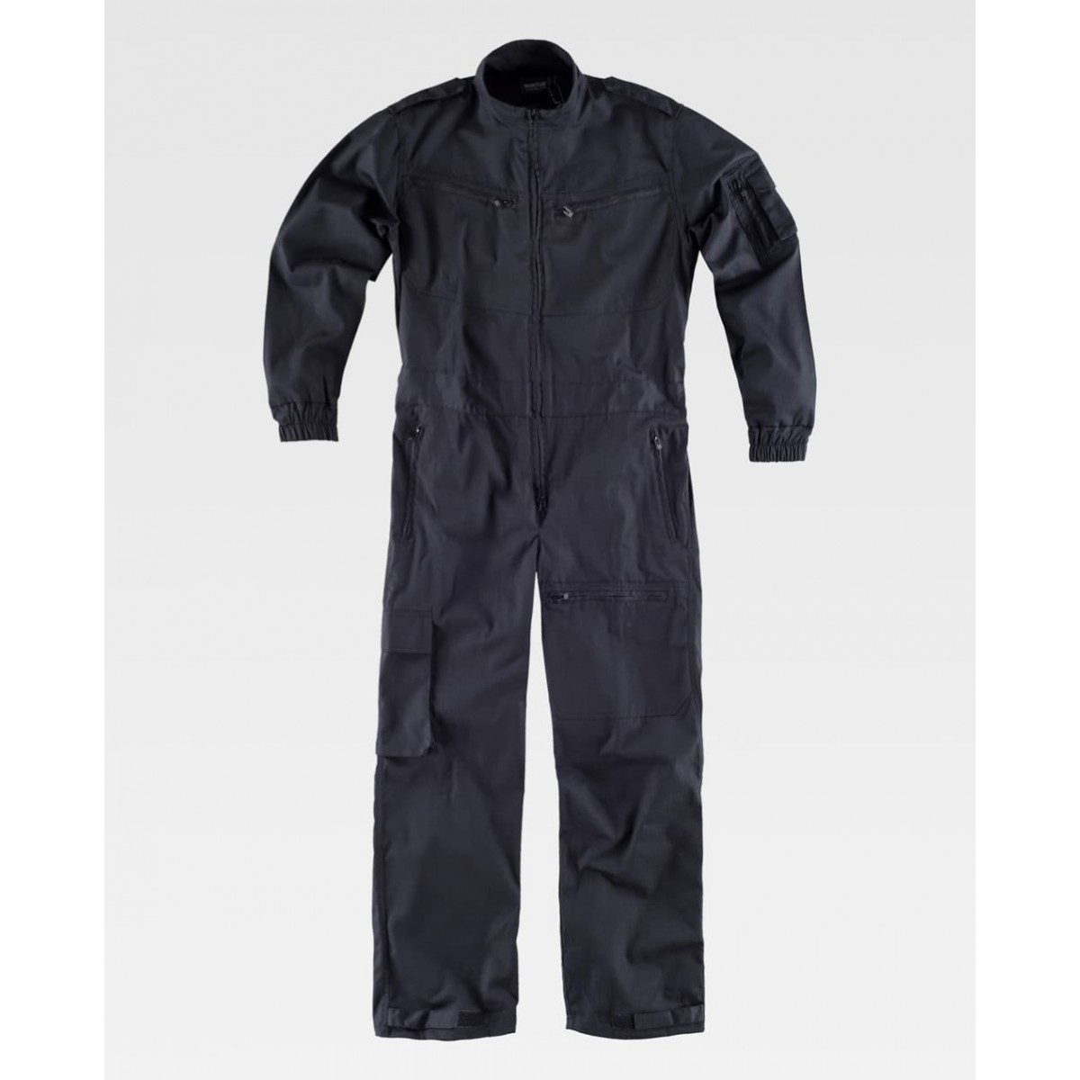 Combinaison col montant - Fermeture velcro - WORKTEAM - Personnalisable en petite quantité - Coloris noir