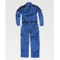 Combinaison de travail bicolore - Multipoches - Col montant - Fermeture zippée - WORKTEAM - Personnalisable en petite quantité