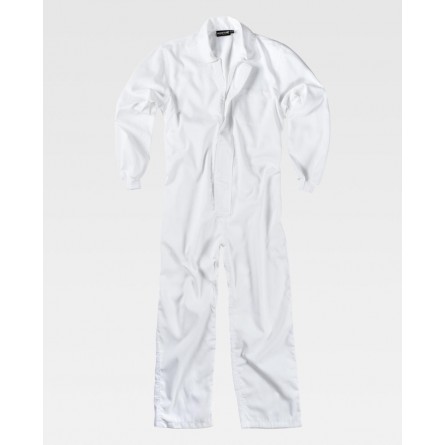 Combinaison de travail - Fermeture velcro - WORKTEAM - Personnalisable en petite quantité - Coloris blanc