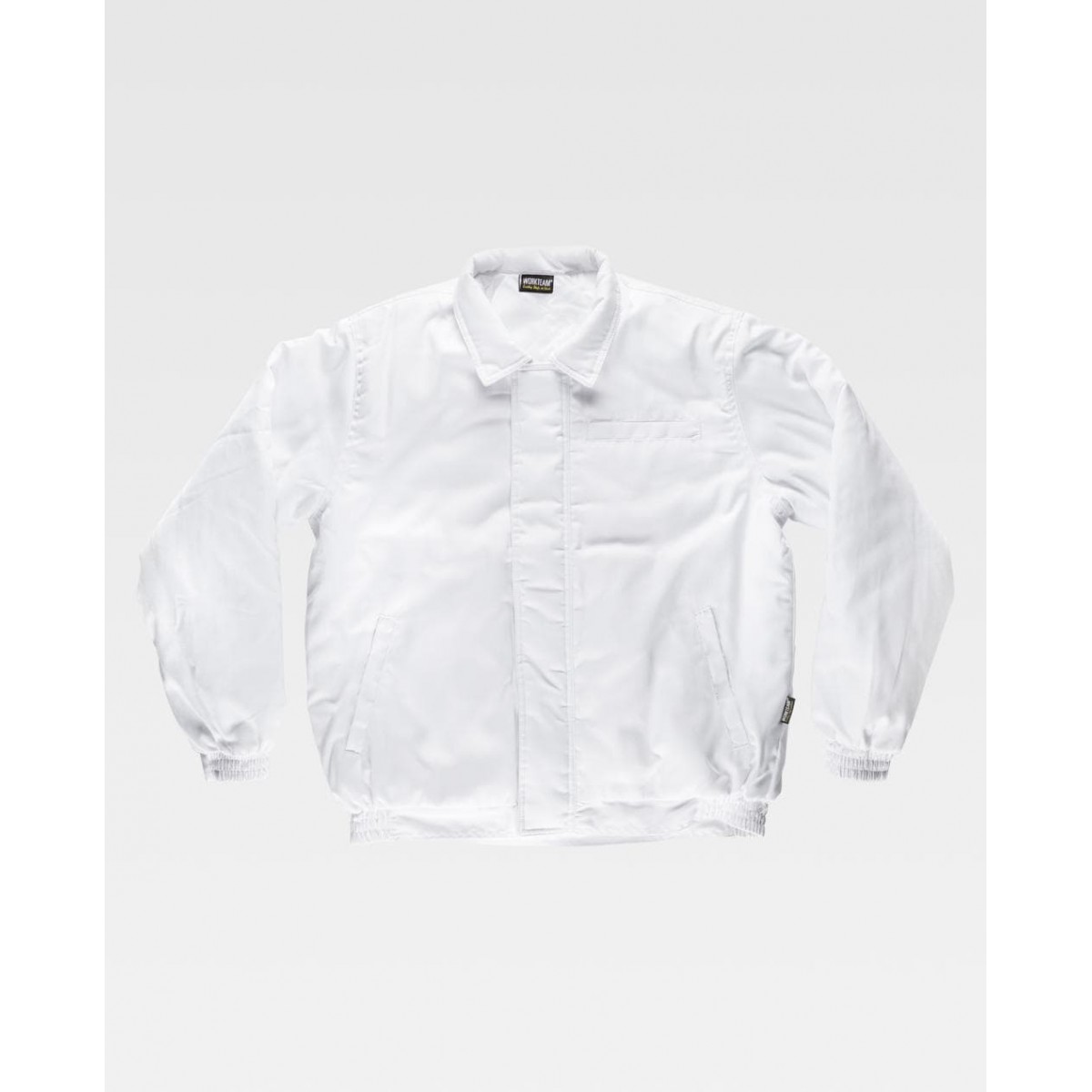 Blouson anti-froid - Doublure matelassée - Col chemise - WORKTEAM - Personnalisable en petite quantité - Couleur blanc