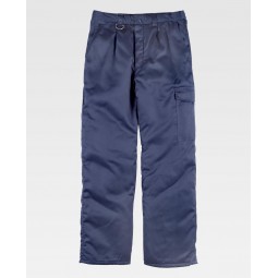 Pantalon anti-froid - Doublure matelassée - WORKTEAM - Personnalisable en petite quantité - Couleur bleu