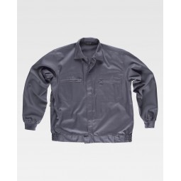 Blouson de travail - Col chemise - Fermeture éclair - WORKTEAM - Personnalisable en petite quantité - Couleur multiples