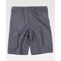 Bermuda de travail - Multipoches - WORKTEAM - Personnalisable en petite quantité - Coloris marine