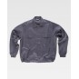 Blouson en coton léger - Col chemise - WORKTEAM - Personnalisable en petite quantité - Couleur gris