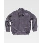 Blouson de travail en coton épais - Col chemise - WORKTEAM - Personnalisable en petite quantité - Couleur gris