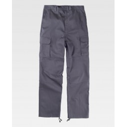 Pantalon de travail avec renforts - Poches cargo - WORKTEAM - Personnalisable en petite quantité - Couleur multiples