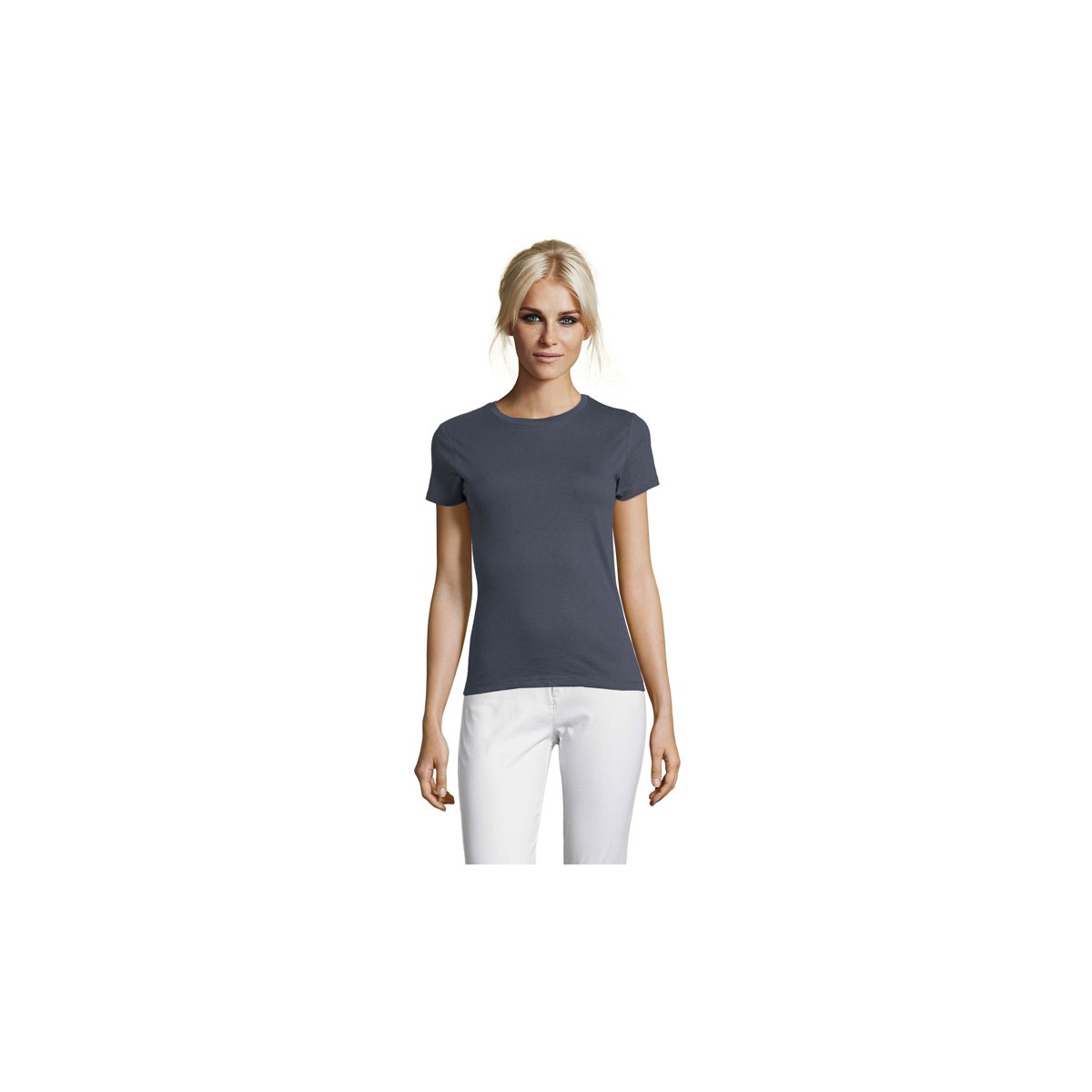 T-shirt 100% coton - 150gr - Coupe Femme - Personnalisable en petite quantité - Coloris multiples