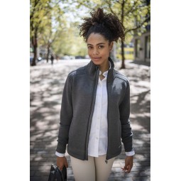 Sweat cardigan full zip - Coupe femme - Polycoton et tricot doublé - Stretch et léger - CUTTER & BUCK - Personnalisable