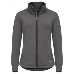 Sweat cardigan full zip - Coupe femme - Polycoton et tricot doublé - Stretch et léger - CUTTER & BUCK - Personnalisable