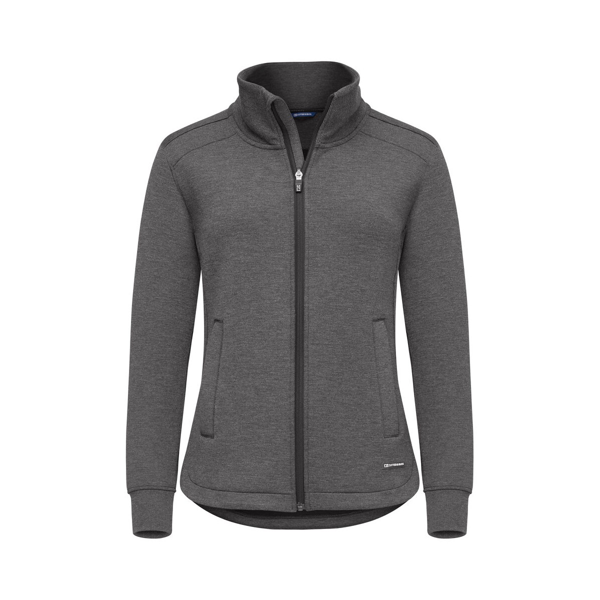 Sweat cardigan full zip - Coupe femme - Polycoton et tricot doublé - Stretch et léger - CUTTER & BUCK - Personnalisable