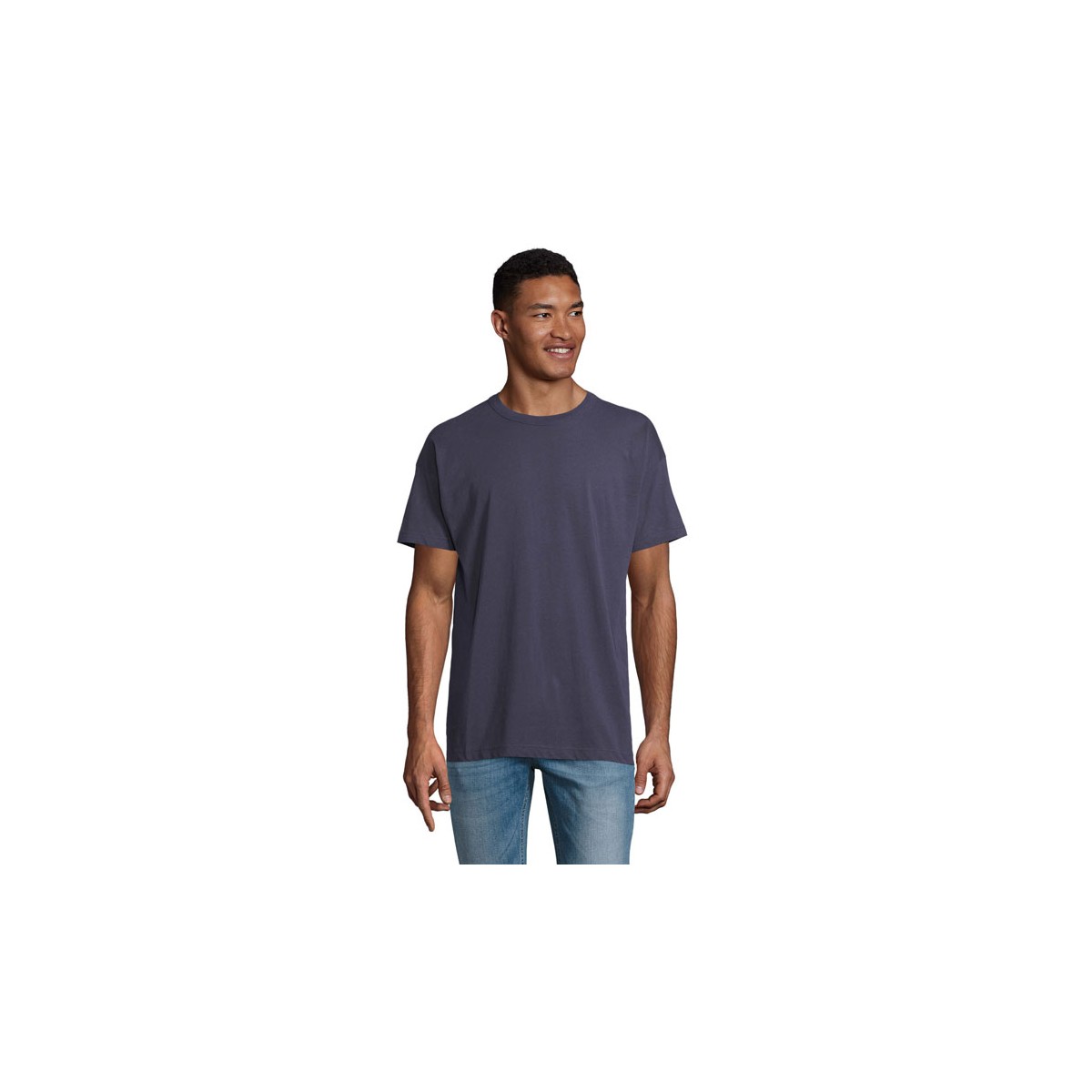 T-shirt oversize - 100% coton biologique - 180gr - Col rond - Personnalisable en petite quantité