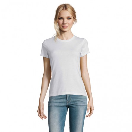 T-shirt femme - Col rond - 100% coton - 190gr - Manches courtes - Coupé cousu - SOL'S - Personnalisable en petite quantité