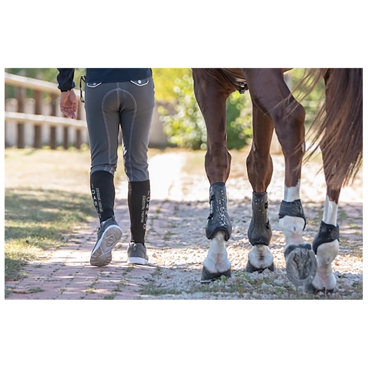 Chaussettes d'équitation - 100% personnalisable - Polycoton - Tailles 31 au 50